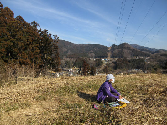暖かくなった日だったので、花粉症対策でマスクは手放せない