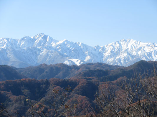 五竜岳と唐松岳