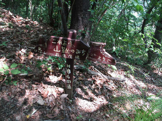 この前原尾根コースは別名「山靴のみち」だったのです