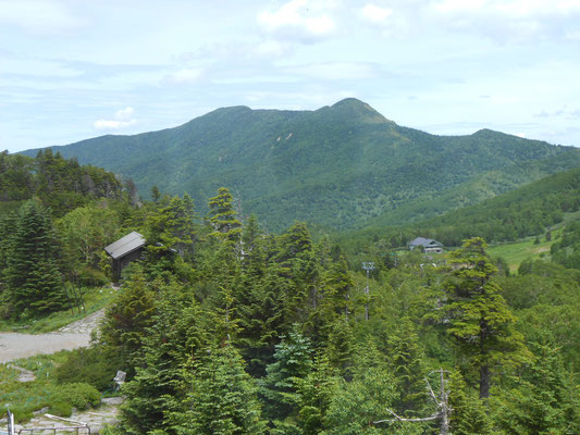 東館山から見る岩菅山