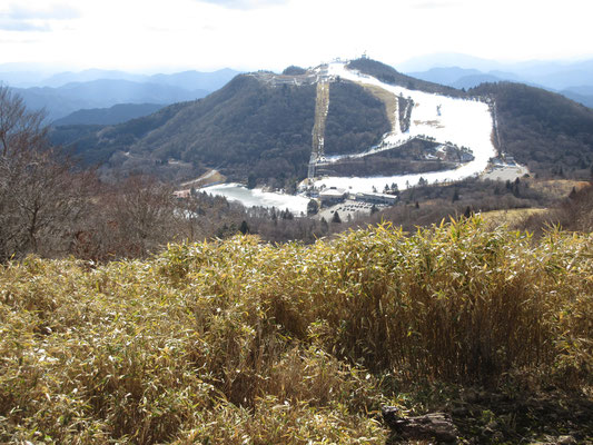 そこからは向かいの萩太郎山のスキー場が正面となる