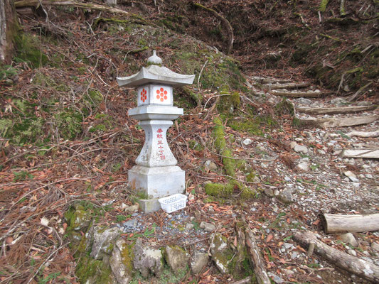 ようやく30丁目　マイペースで黙々と登りたかったのに、先程の雷鳴以来、何となく気忙しくなってきた