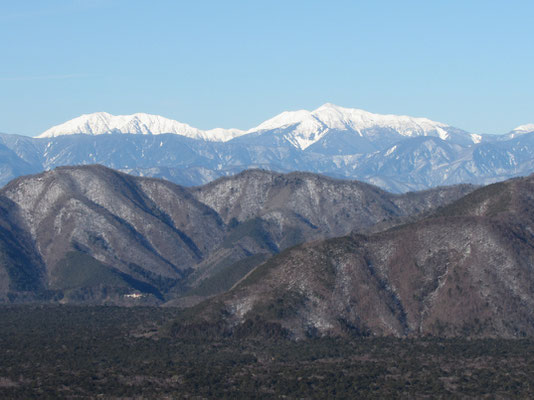 赤石岳　悪沢岳