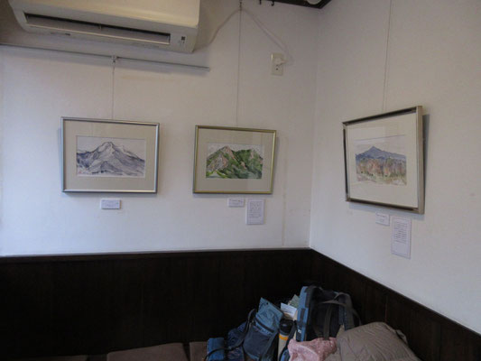 館内展示の様子8　喫茶コーナーの奥