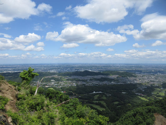東京や横浜の都心部もよく見えた