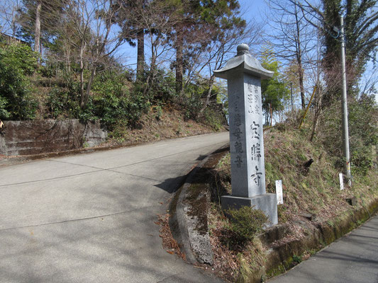 大きなお寺に立ち寄る