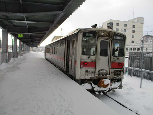 259.4kmの長い旅を無事終えたキハ54 508　お疲れ様でした