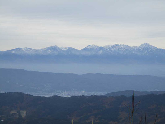 山頂から　八ヶ岳方面