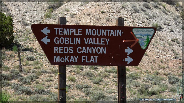 Beginn Loop: Reds Canyon über McKay Flat