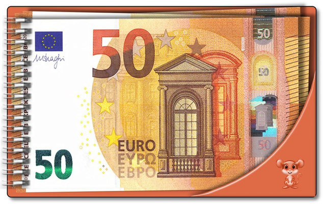 Schein ausdrucken euro 50 zum Euroscheine Zum