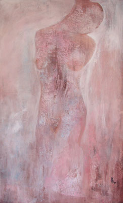 Zyklus Merry Maiden, Mailin, 2001, Acryl auf Holz, 100 x 160 cm