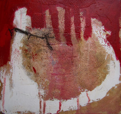 Marsyas, 2007 ,Acryl auf Leinwand, 40x 40 cm