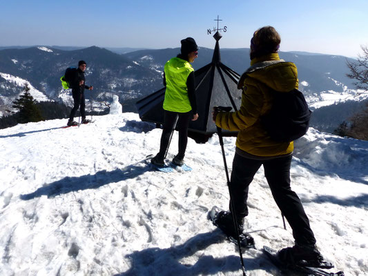 Ankunft am Gipfel - 1349 M