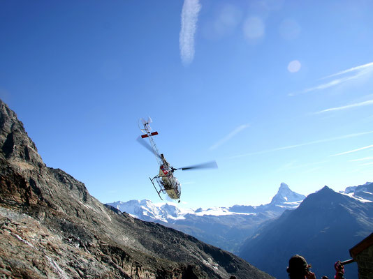 Sturzflug nach Zermatt