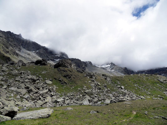 Im Abstieg - Blick zurück