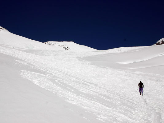 Erstmals Gipfelblick - 3200 M