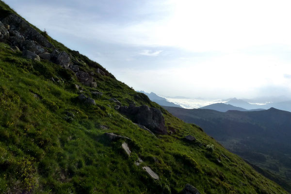 Blick vom Südgrat gen NO