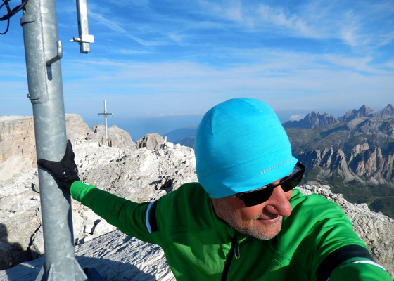 Am Gipfel der Cima Pisciadù - 2985 M