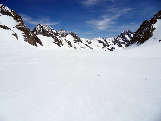 Abstieg über den Glacier Blanc