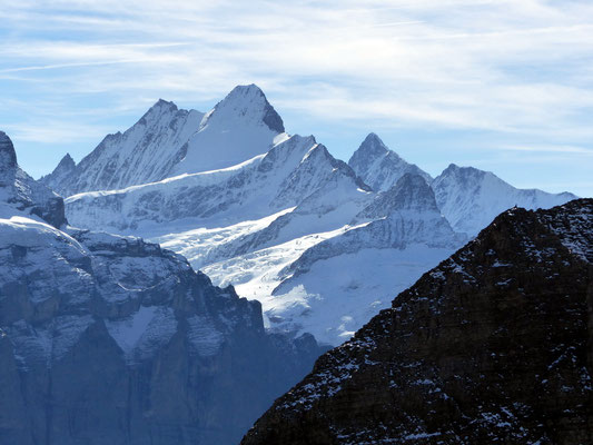 Lauteraarhorn 4042 M - Schreckhorn 4078 M