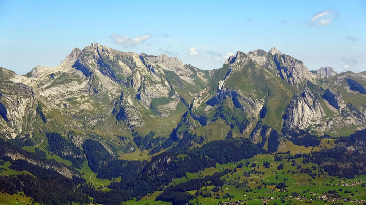 Gipfelblick zum Alpsteinmassiv