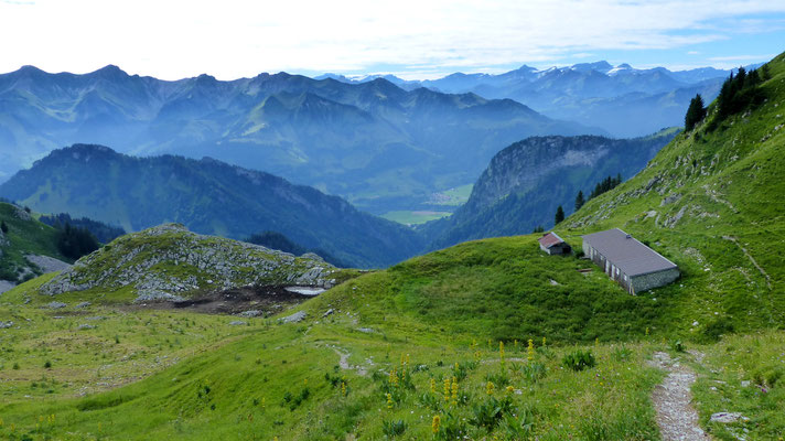 Blick von Tsuatsaux d'en Haut - 1735 M