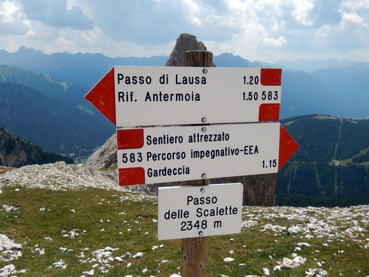 Am Passo delle Scalette - 2348 M