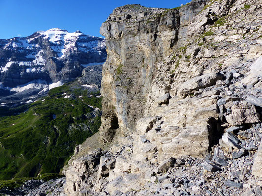 Ostseitige Gipfelwand