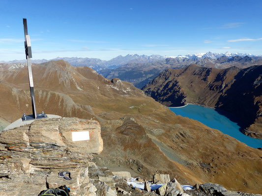 Gipfelblick - Lac de Moiry