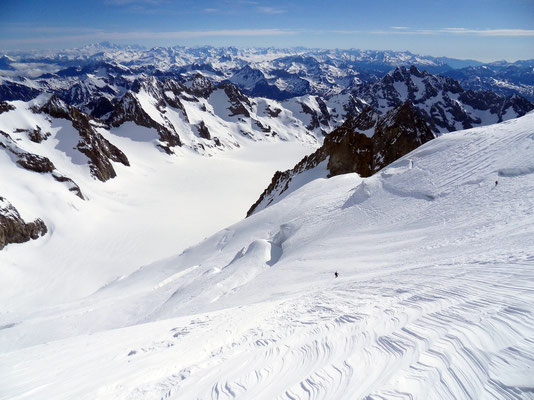 Blick zurück in die Steilstufe