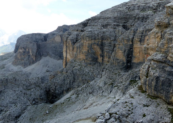 Blick auf den Klettersteig 3