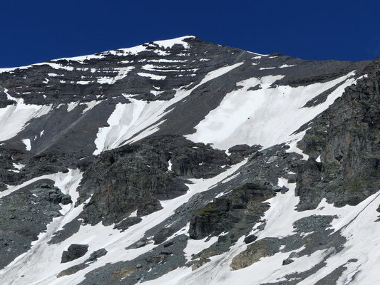 Blick zurück - Piz Segnas-Westflanke