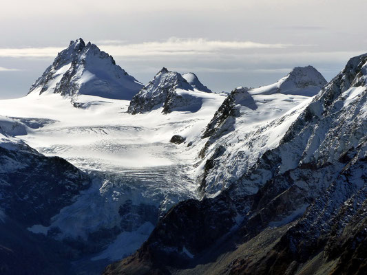 Gipfelblick - Glacier du Mont Miné