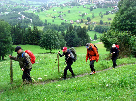 Aufstieg über Grindelwald