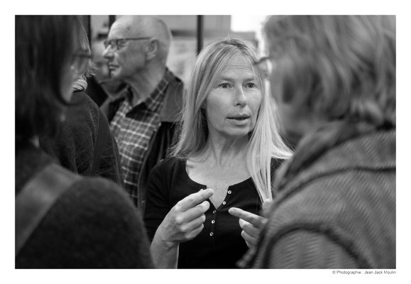 Carole Bécam 2019 à l'ouverture d'Ateliers du Pouliguen 