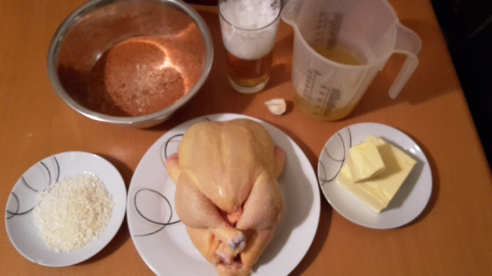 Butter-Onion-injected Chicken.
