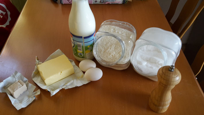 Zutaten für Burgerbuns