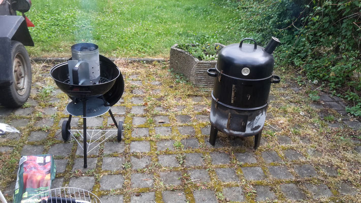 Einfache Grill und Räuchergeräte bringen ebenfalls gute Ergebnisse!