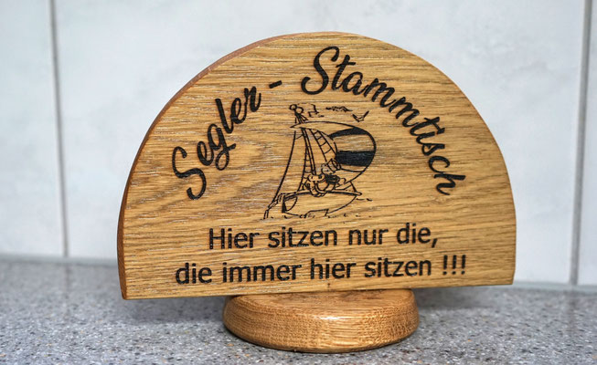 Tisch Info für jeden Club 