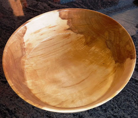 Birkenschale 37 cm DM 14 cm H