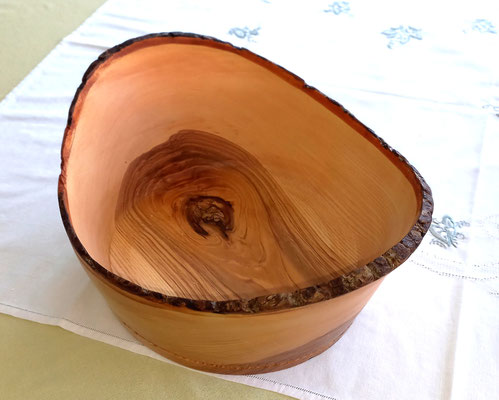 Naturrandschale Esche mit Ast 33 cm 