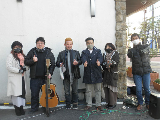 2021年1月10日愛知県刈谷市カリヤンアサイチコンサートにて出演者の皆様と。