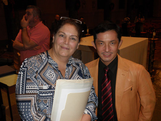 with Ms.Janet Natale, Soprano singer.