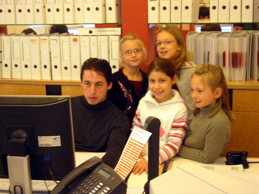 Atelierbesuch einer Volksschulklasse - Foto © Knauer Architekten