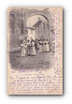 Une rue à MAILLANNE  - 22.07.1902 -