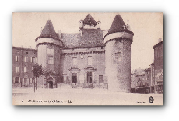 - Le Château - AUBENAS - 26.01.1918 -