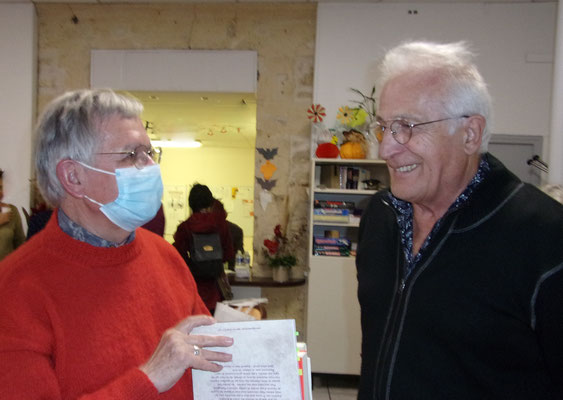 Christian Malaplate -  28 10 2021 - Poésie Comité de quartier saint Roch-Ecusson - Photo JM Quiesse