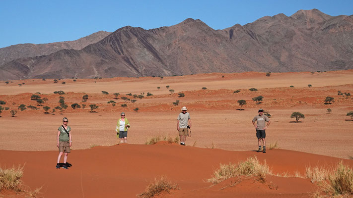Spaziergang in Namib Rand