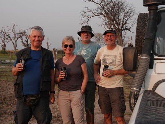 ein Sundowner, Moremi (BOT) 