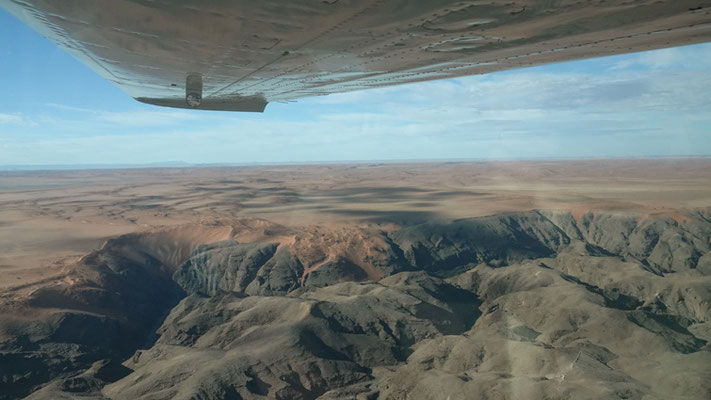 Flug über den Kuiseb-Canyon